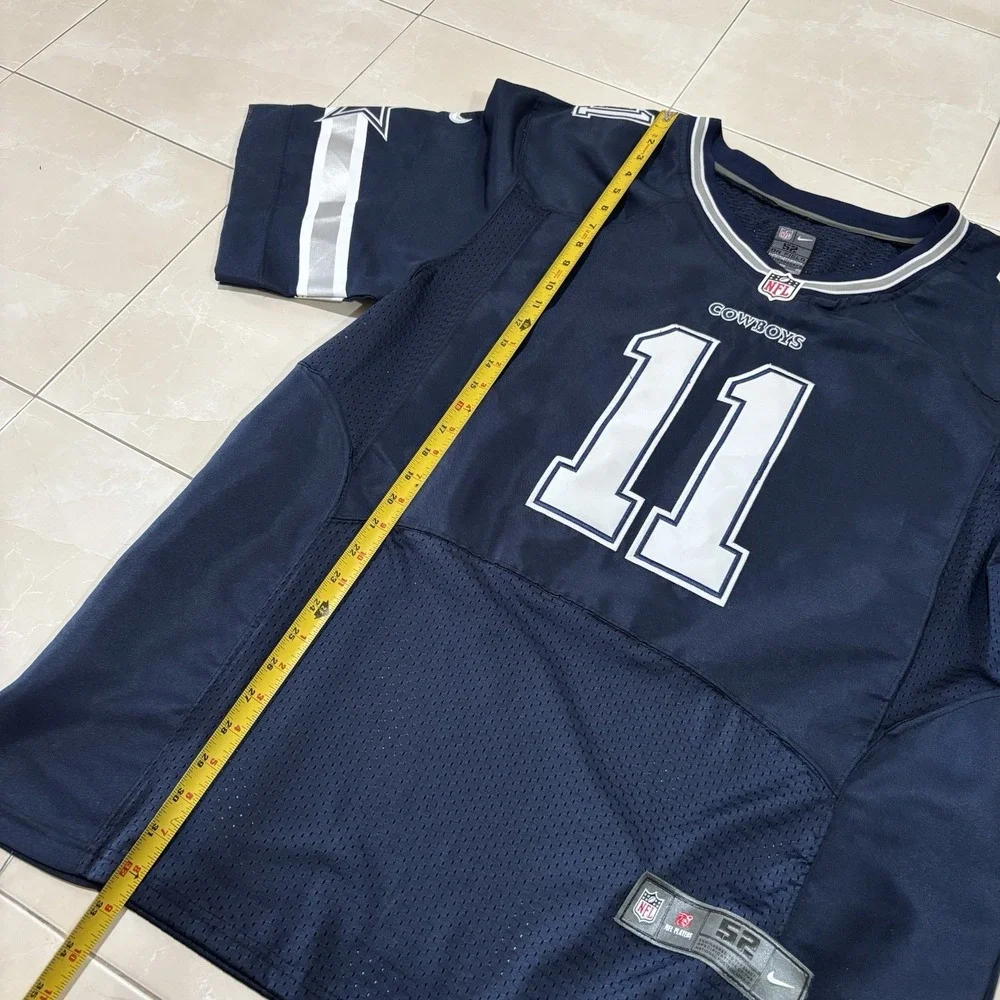 Cole Beasley Jersey Dallas Cowboys Stitched Mens 2XL 52 Blue Nike On Field Sewn